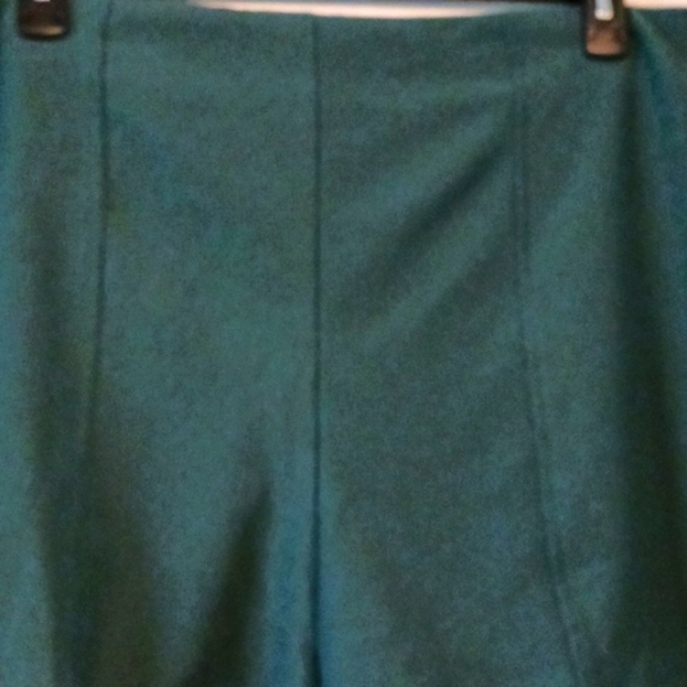 J.O.A. Dressy Shorts with Front Gold Button Detail Size XXL Dark Teal - Picture 5 of 10